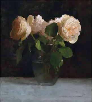  ??  ?? 1
Jeremy Lipking, Untitled, oil on panel, 16 x 12"
2
Katie G. Whipple, Papavera Study I, oil on panel,
12 x 10"
3
Brendan Johnston, The Flower Painter, oil on canvas,
50 x 34"
4
Michael Klein, Garden Roses, oil on canvas, 16 x 12"
4