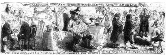  ??  ?? TOP: The Singular History of Mynheer van Klaes, from the IPN, 18 May 1872.
