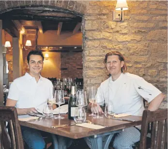  ?? ?? EXPANDING: Alex Stothard, left, and Gianpaul Redolfi have opened Villa d’Este. Alex said: “We’ve had an incredibly successful nine years at Gusto. We realised we’d out-grown the premises and needed to expand.’