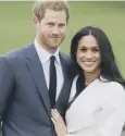  ??  ?? Prince Harry and his fiancée, US actress Meghan Markle
