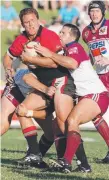  ??  ?? North Sydney legend Billy Moore during his playing days.