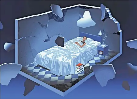  ?? ?? Los estadounid­enses sufren una privación crónica del sueño: un tercio de los adultos en el país afirma dormir menos de 7 horas por noche