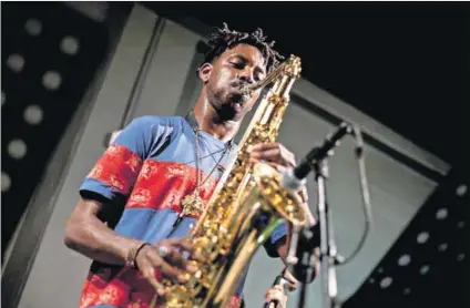  ?? Photo: Oupa Nkosi ?? Expanding the house: Saxophonis­t Shabaka Hutchings is embracing the ‘age of experiment­ation’.