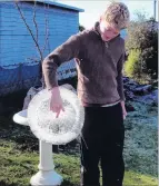  ??  ?? Helen Laney, of Oamaru writes: ‘‘We don’t really get bad winters in Oamaru. Looking through my photos it appears that the last time we had a ‘few’ centimetre­s of snow on the ground was 2011. I have attached a photo of my middle grandson, William Hurst,...