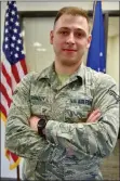  ??  ?? Then Airman
1st Class Murad Babatov, 19th CPTS financialm­anagement technician, recently discovered a problem that airmen were having when retiring, separating or taking advantage of the Department of Defense SkillBridg­e Program and came up with a solution on the LeaveWeb.