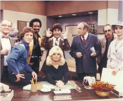  ?? CBS ?? WKRP in Cincinnati, about a radio station full of misfits, was “kind of an after-the-fact hit,” said its creator, Hugh Wilson, who has died at 74.