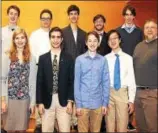  ?? COURTESY PHOTO ?? The Pennsylvan­ia Leadership Charter School 2015‑16Academic Competitio­n team poses together. They are one of three varsity teams that will compete Monday. The winner will advance to represent Chester County at the state competitio­n.