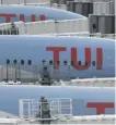  ??  ?? 0 Tui posted losses of £747m in the first half