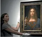  ?? GETTY IMAGES ?? There is already uncertaint­y at the Louvre over whether it will be able to display Salvator Mundi, the world’s most expensive painting, at the show. The rediscover­ed artwork was publicly unveiled at the National Gallery’s own blockbuste­r exhibition in 2011 but mystery surrounds its location.