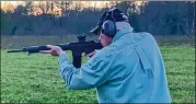  ?? CAMPAIGN VIDEO ?? Former U.S. Rep. Paul Broun’s campaign video starts with the 73-year-old candidate in a field with his “Liberty Machine” semi-automatic rifle. He says he wants to give it away to some lucky person who signs up at his campaign website.