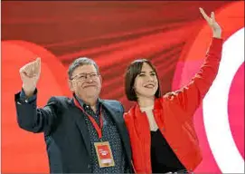  ?? Foto: EFE ?? Ximo Puig y Diana Morant, ayer, en el congreso del PSPV-PSOE.