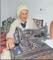  ??  ?? A Karnal woman stitching masks. HT FILE