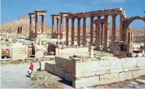  ?? Photo Jack Redden/Reuters ?? The ruins of Palmyra, one of the
finest
classical
sites
in the Middle
East.