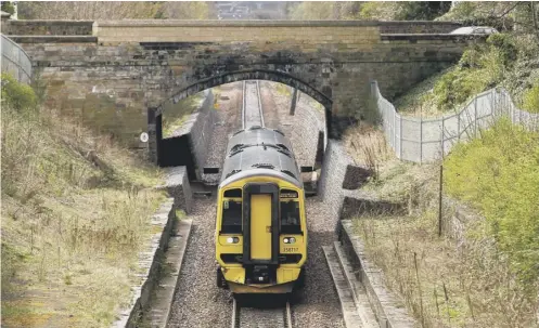  ??  ?? 0 Passenger numbers on the line to Tweedbank have not exceeded expectatio­ns unlike other rail re-openings