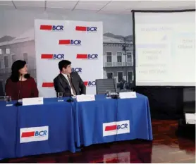  ?? JOHN DURÁN ?? La ministra de Planificac­ión, Pilar Garrido y el presidente de la República, Carlos Alvarado participar­on en la presentaci­ón del BCR.