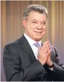  ??  ?? Juan Manuel Santos