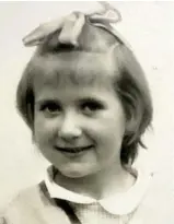  ??  ?? Loving childhood: Susan aged four