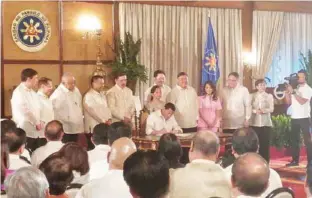  ??  ?? GOOD MOVE: Philippine­s President Rodrigo Duterte signed the landmark legislatio­n in a ceremony at the Rizal Hall in Malacañan Palace on February 20, 2018.