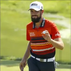  ?? Kevin C. Cox/ Getty Images ?? Troy Merritt’s opening- round 62 at The Northern Trust tied the course record at Liberty National.