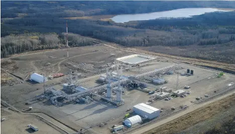  ?? CNW GROUP/VERSEN INC. ?? The Steeprock gas processing plant, located near the community of Kelly Lake, B.C. Michael Porter, a Harvard economist, argued Thursday that natural gas provides a way to replace higher-intensity-carbon energy such as that produced by coal plants.