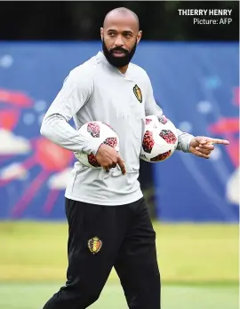  ?? Picture: AFP ?? THIERRY HENRY