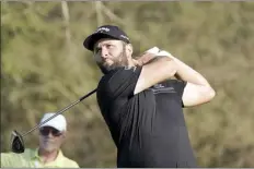  ?? AP photo ?? Jon Rahm tees off on the 12th hole during the first round of the Mexico Open on Thursday.