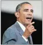  ?? JOE RAEDLE/GETTY ?? President Barack Obama says rejection of the nuclear deal would let Iran continue enriching uranium.