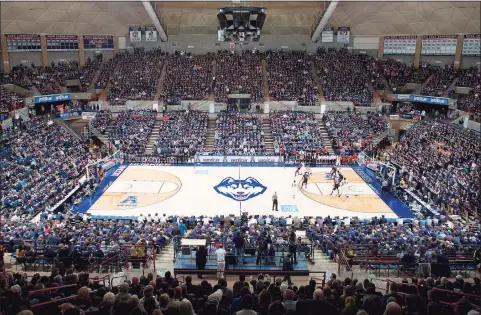  ?? Getty Images ?? UConn announced on Monday that fans will not be allowed to attend games at Gampel Pavilion this season due the COVID-19 pandemic.