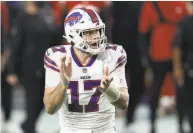  ?? Christian Petersen / Getty Images ?? Josh Allen guided the Bills’ offense to 449 yards, the 49ers’ highest total allowed this season.