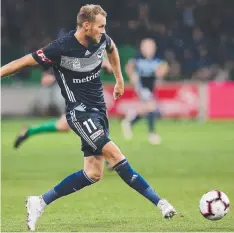  ??  ?? LEADERSHIP: Ola Toivonen will captain Melbourne Victory.