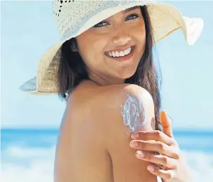  ?? Picture: GETTY ?? GOLDEN MOMENT: Self-tanning lotion is the safest way to a natural look
