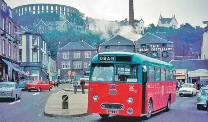  ??  ?? XGD776 on August 19 1972 in Oban, heading for Ganavan Sands.