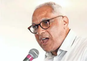  ?? ASSOCIATED PRESS ?? Democrat Mike Espy is running for the U.S. Senate from Mississipp­i.