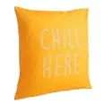  ??  ?? Chill Here printed cushion, £12.99, Beautify
