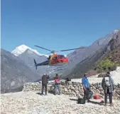  ?? REMOTE LANDS ?? Catherine Heald, CEO of Remote Lands, says the very rich “want smooth, seamless, service and flawless logistics.” That’s why Heald charters helicopter­s to whisk her clients to Everest Base Camp. Time, for the very rich, is a precious commodity.