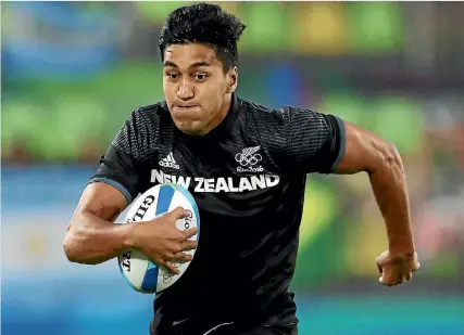  ?? PHOTO: REUTERS ?? Rieko Ioane has worn the black jersey before, including at the Rio Olympics this year, but will be making his All Blacks debut next month.