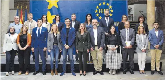  ?? Mediterrán­eo ?? La alcaldesa de Castelló, Begoña Carrasco, tomó ayer posesión en un acto en Madrid de la presidenci­a de la Comisión de Educación de la FEMP.