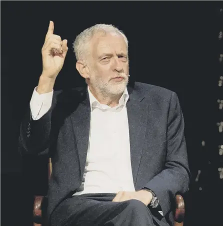  ??  ?? 0 Jeremy Corbyn – like Ayesha – went down a storm during an appearance at the Edinburgh Festival Fringe