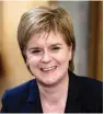  ??  ?? Nicola Sturgeon