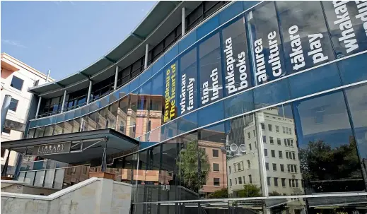  ?? ROSS GIBLIN/ STUFF ?? Wellington Central Library is closed for earthquake strengthen­ing work.