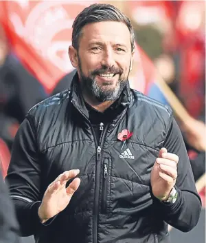  ?? Picture: SNS. ?? Derek McInnes: “achieved a huge amount at Aberdeen”.