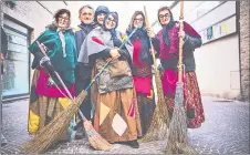  ?? ?? People dress as La Befana for the National Befana Festival in Urbania, Italy.