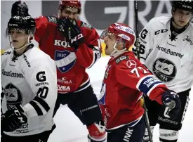  ?? FOTO: LEHTIKUVA/ANTTI AIMO-KOIVISTO ?? Patrik Carlsson har stått för sju poäng på tre matcher mot TPS den här säsongen.