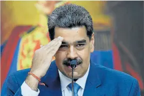  ??  ?? EN BUSCA DE OTRO CONGRESO, el chavismo, con nicolás Maduro a la cabeza, apunta a la aprobación parlamenta­ria requerida para buscar financiami­ento en medio de la peor crisis en la historia moderna del país.