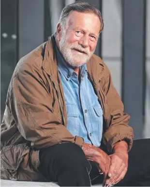  ?? RESPONSIBI­LITY: Jack Thompson welcomes our expats back. Picture: NIGEL HALLETT ??