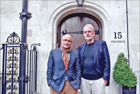  ?? DANIEL LEAL-OLIVAS/AFP ?? Iranian director Taghi Amirani (left) and US editor Walter Murch of the film in London.