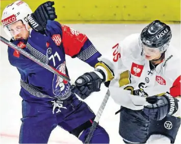  ?? KEYSTONE ?? Fredrik Pettersson konnte den ZSC Lions mit seinen zwei Toren nicht zum Sieg verhelfen.