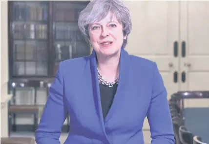  ?? PA ?? Prime Minister Theresa May during her New Year message