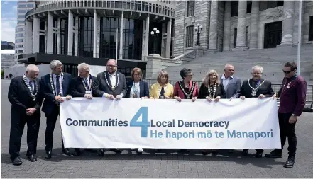  ?? ?? C4LD is a local government action group with 27 member councils throughout New Zealand representi­ng more than a 1.3 million New Zealanders.