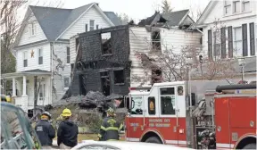  ?? PATRICK SEMANSKY, AP ?? A Baltimore fire official says six children died in an early morning blaze Thursday. The victims are two boys, ages 9 months and 2 years; 3-yearold twin girls; and two girls, ages 10 and 11. The children’s mother and two boys, ages 4 and 5, were in...